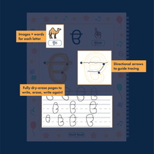 Load image into Gallery viewer, Punjabi Letter Tracing Workbook Features